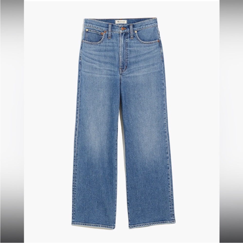 Madewell Perfect Vintage Wide Leg Crop Jean - Montclare Wash